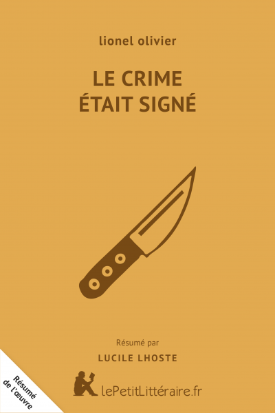 Résumé du livre :  Le crime était signé